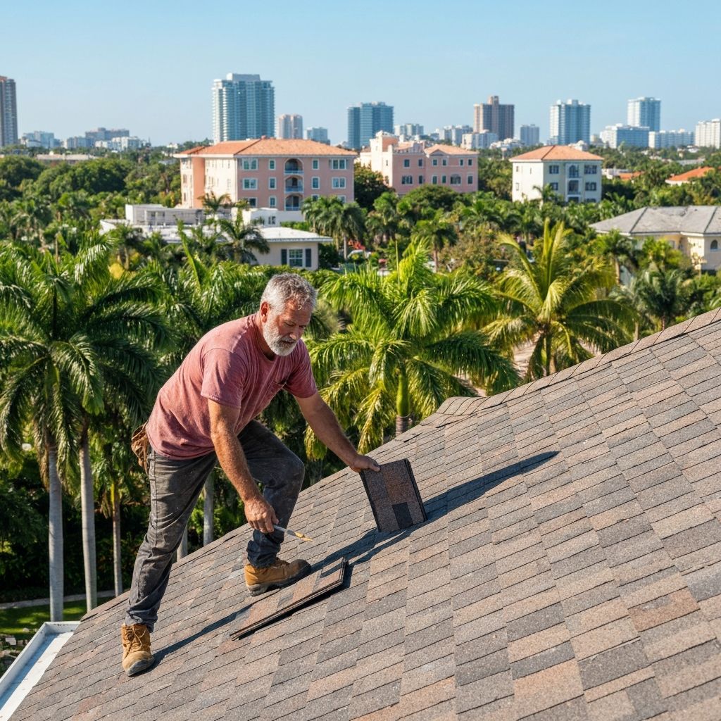 Professional roofing services in Coral Gables